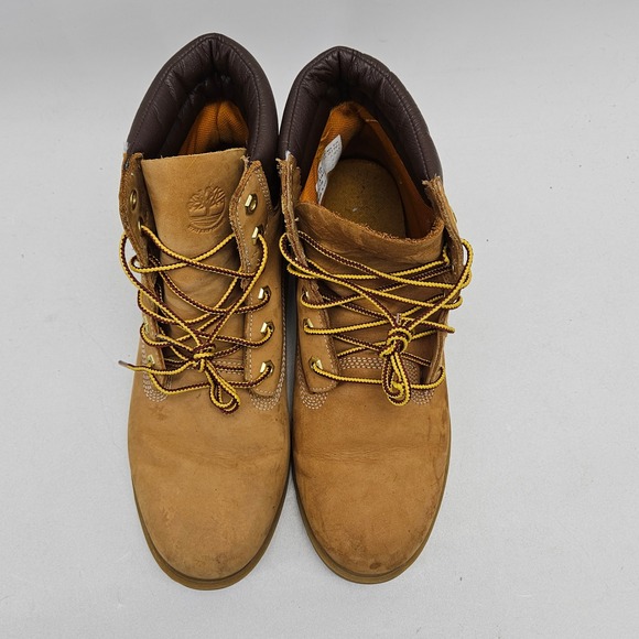 Timberland Premium Waterproof Boots Mens 9.5 Wheat Nubuck 6 Inch A161C main image 11